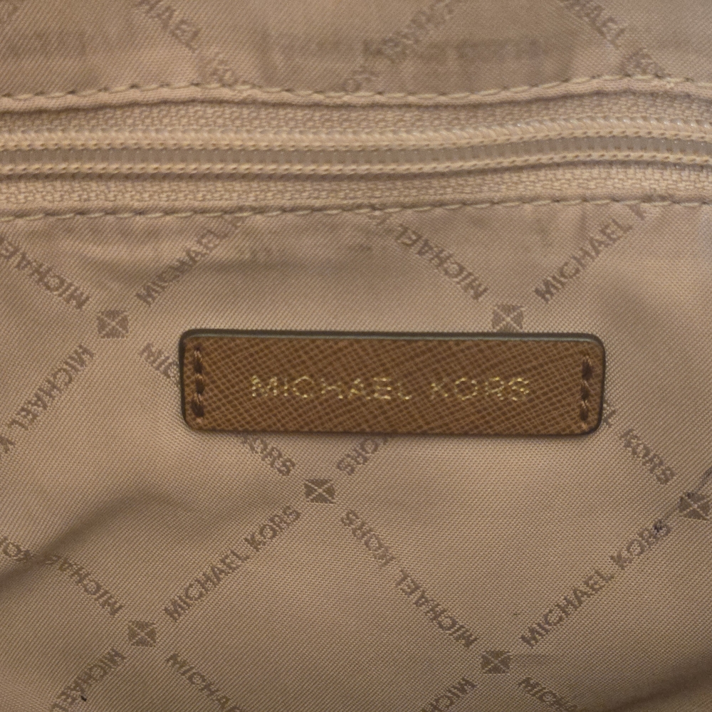 Michael Kors Brown Signature Print Tote with Matching Jet Set Wallet - Picture 9 of 16